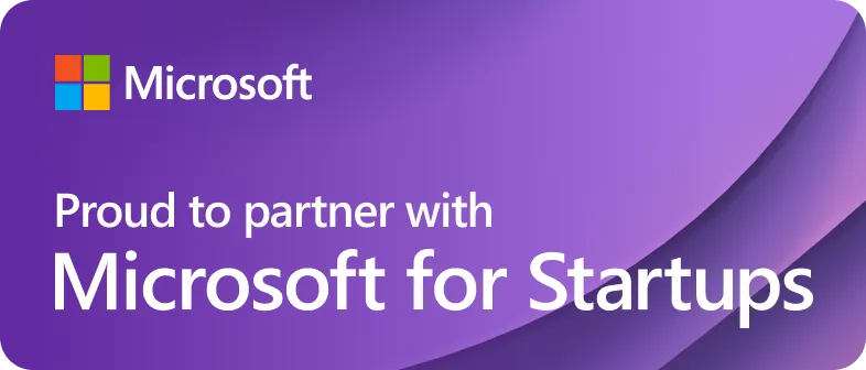 Microsoft for Startups partner badge